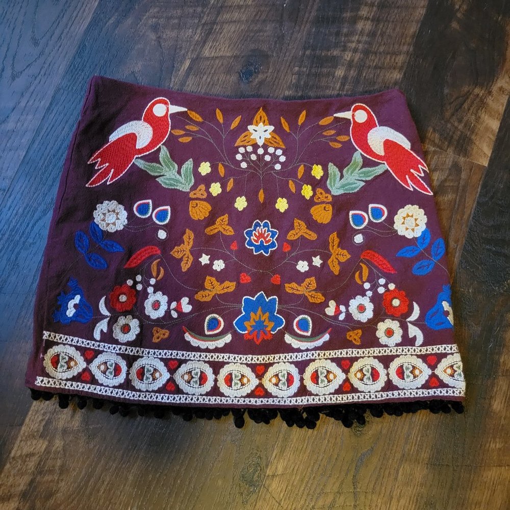 UMGEE Pom Pom Mini Skirt